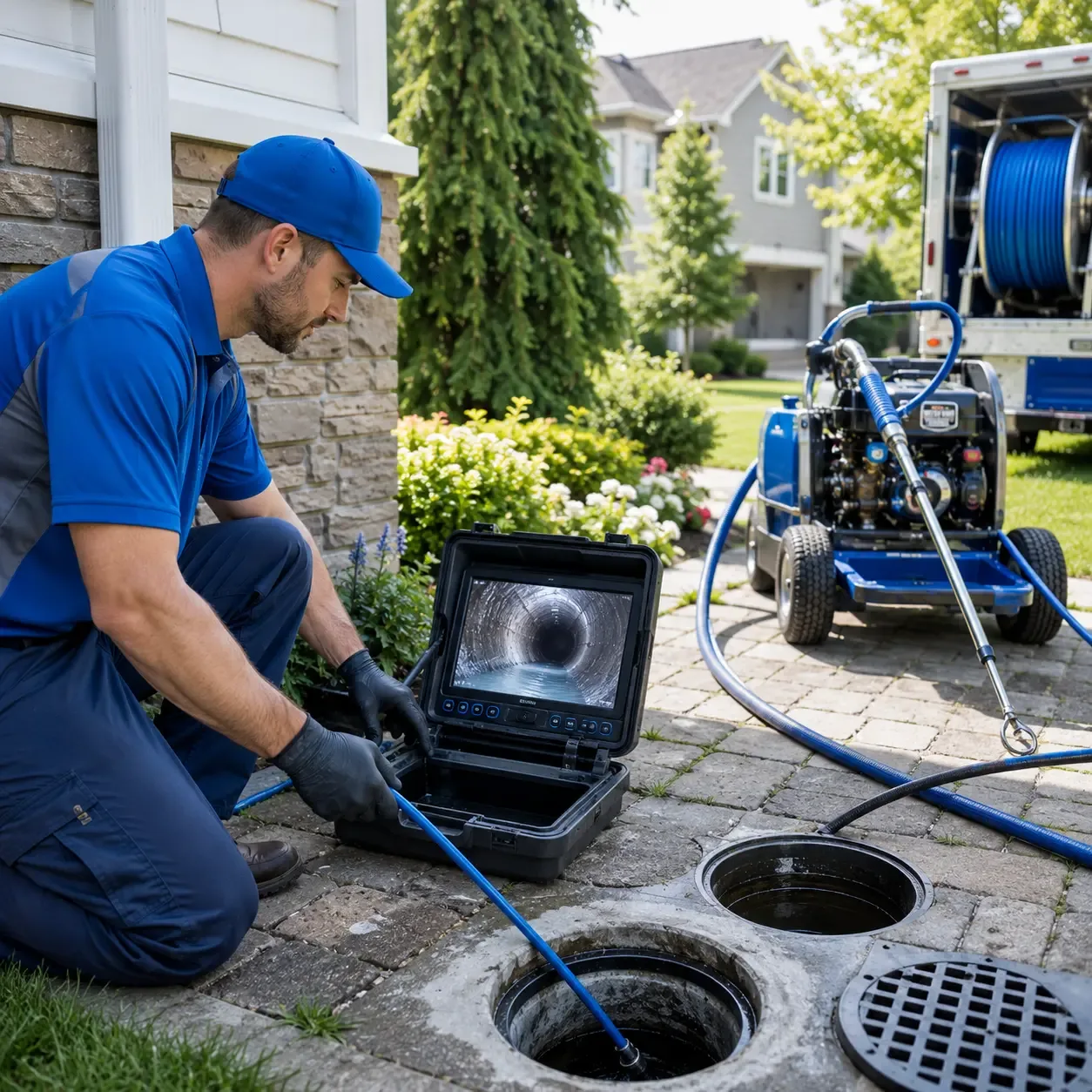 Outdoor drain cleaning professionals serving Foster, KY
